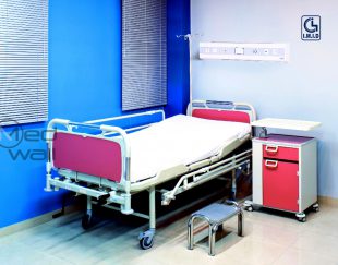 تخت بیمارستانی استاندارد سه شکن